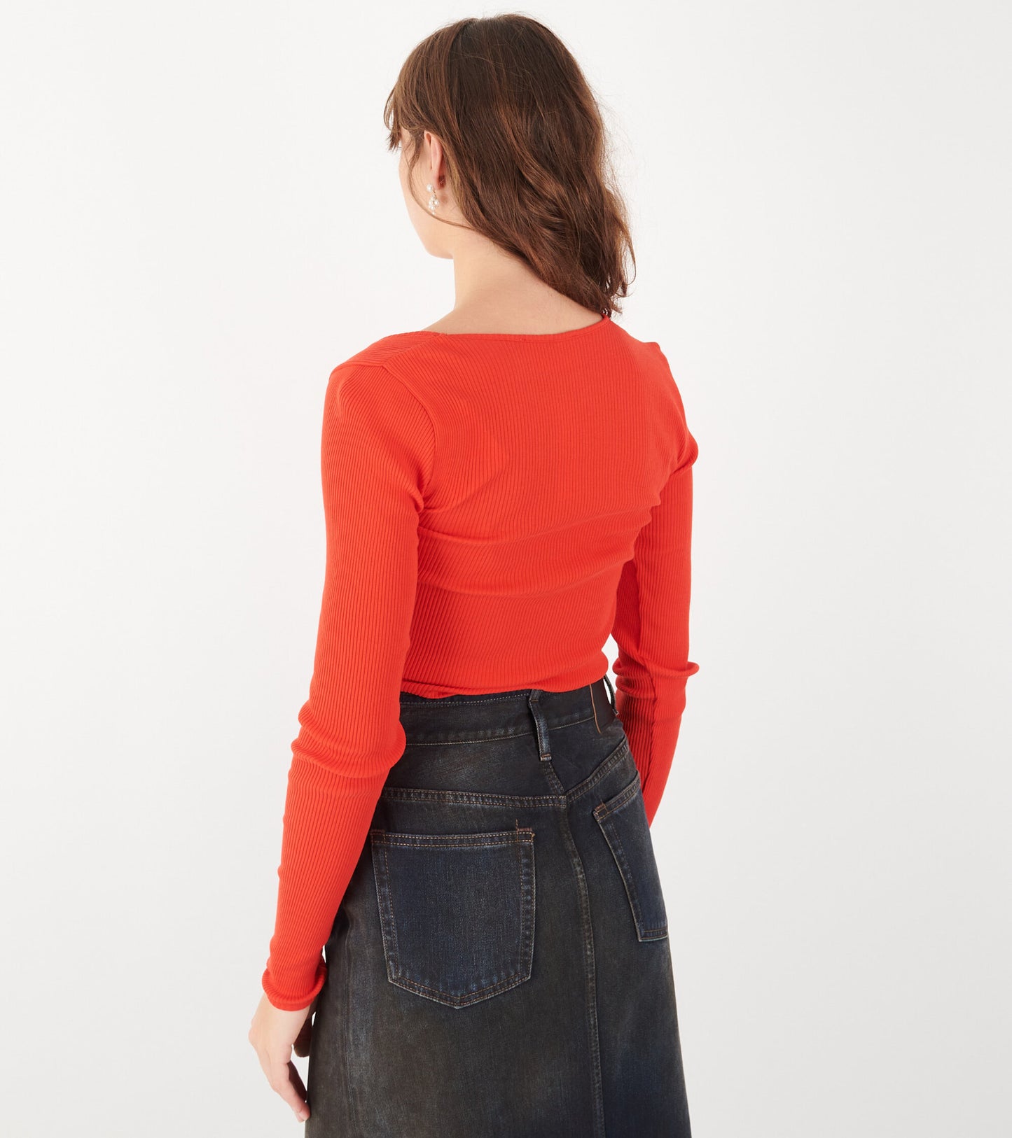 Eve Seamless Top Red