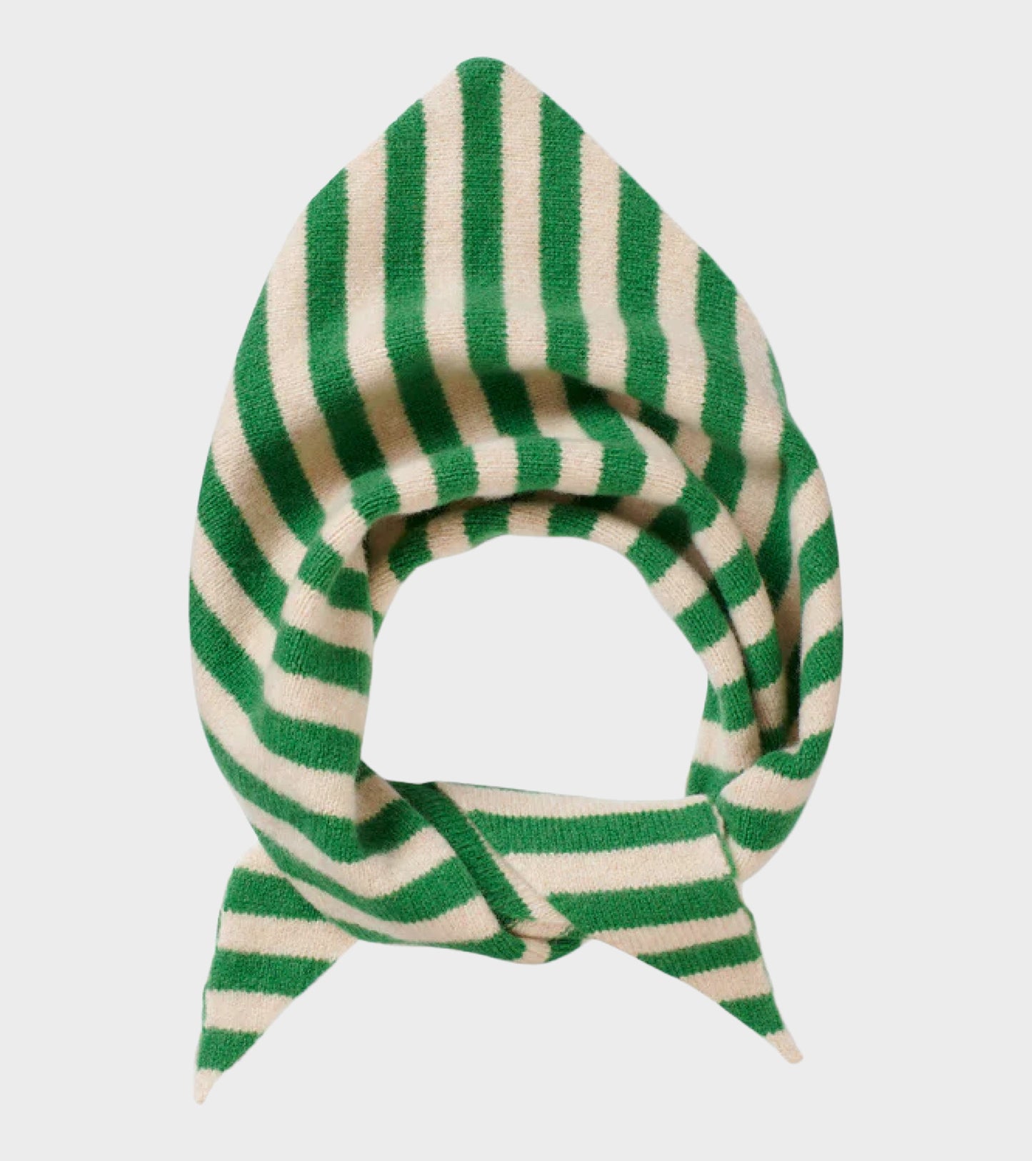 Stripe Triangle Neckerchief Pagoda/Oatmeal