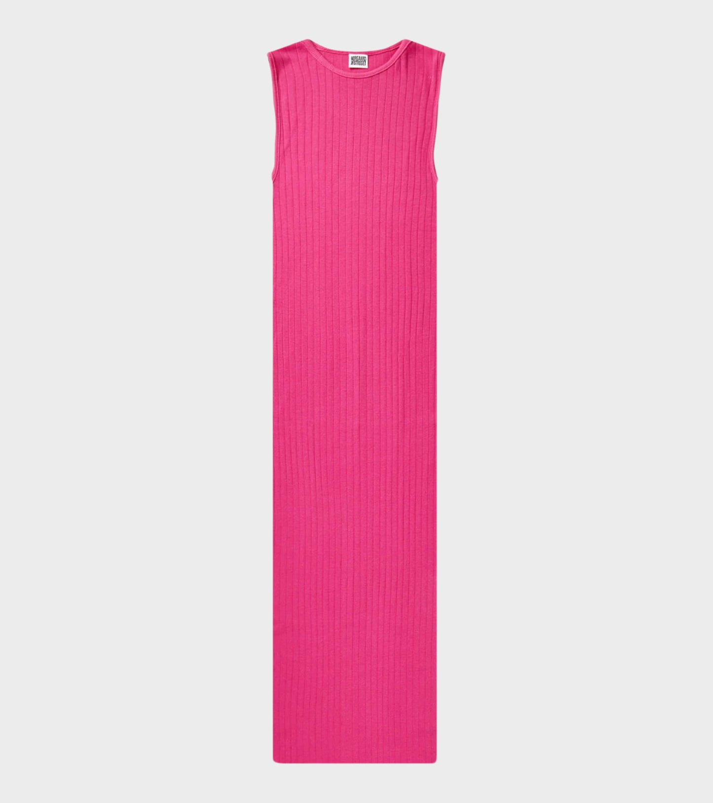 101 Tank Rib Dress Chock Pink
