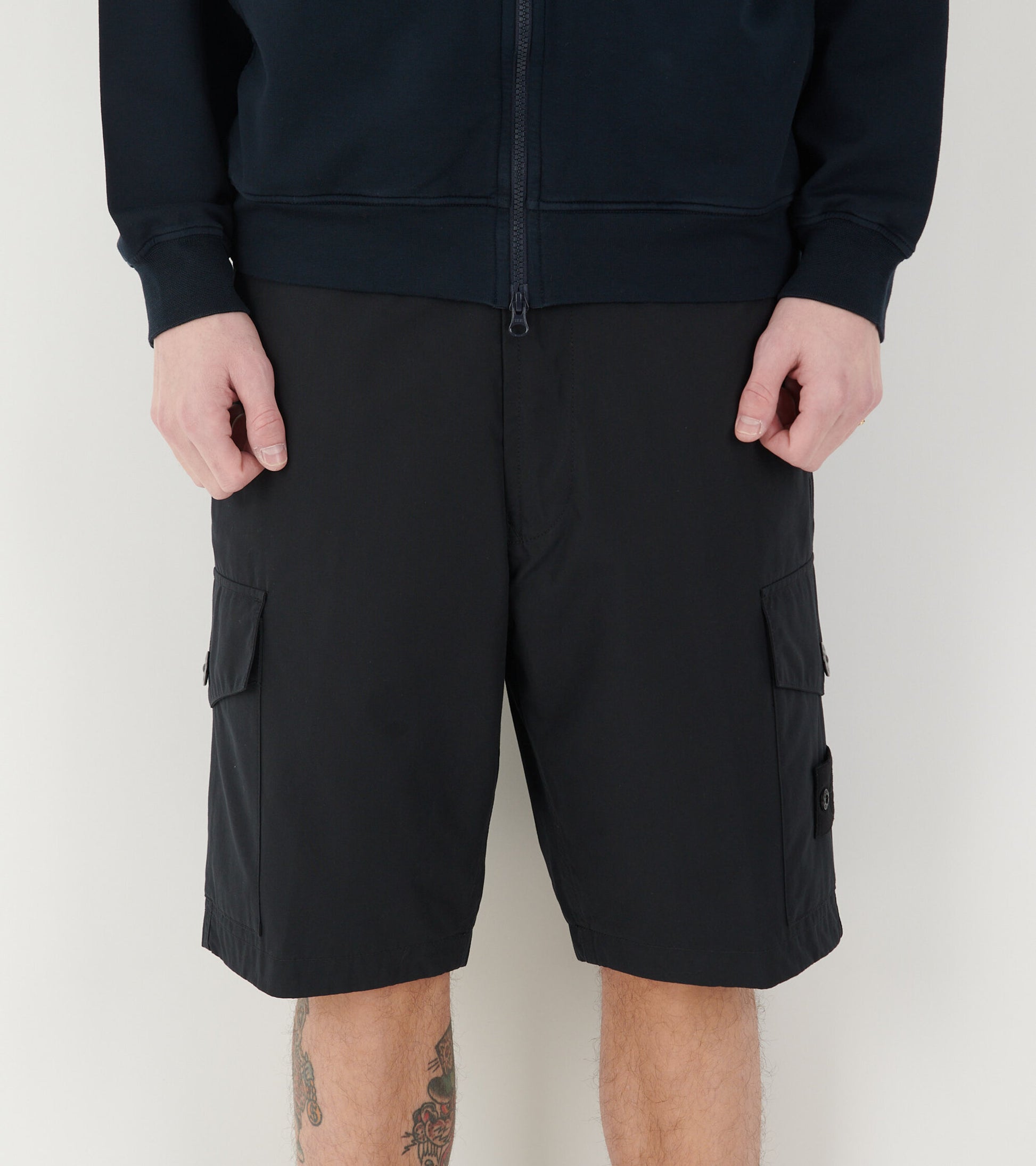 Ghost Bermuda Cotton Shorts Black