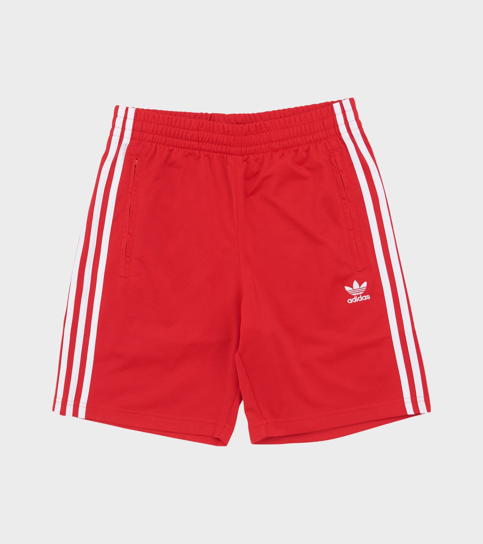 Adidas Adicolor Firebird Shorts Better Scarlet/White