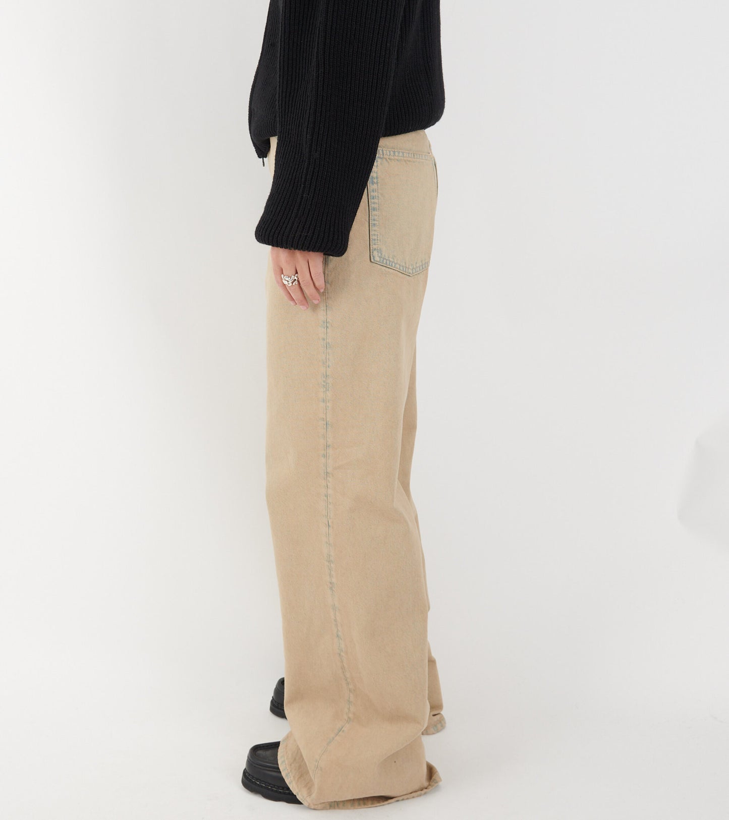 2022 Relaxed Fit Jeans Light Sand
