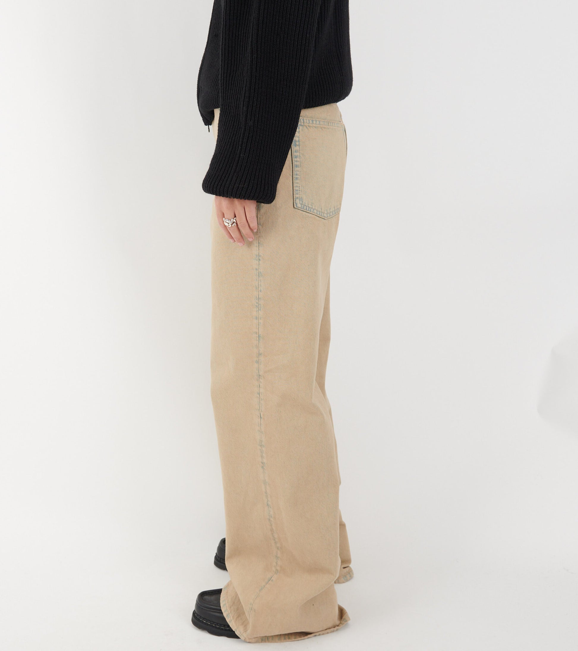2022 Relaxed Fit Jeans Light Sand