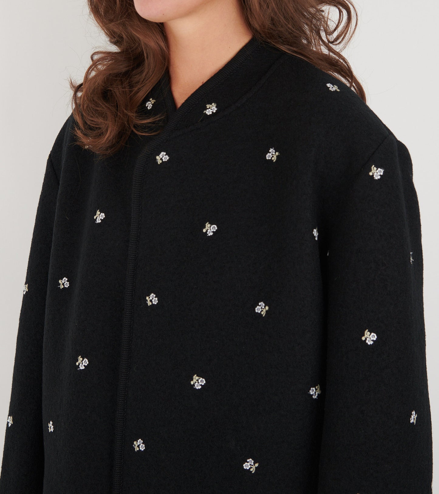 Walker Jacket City Flowers Black