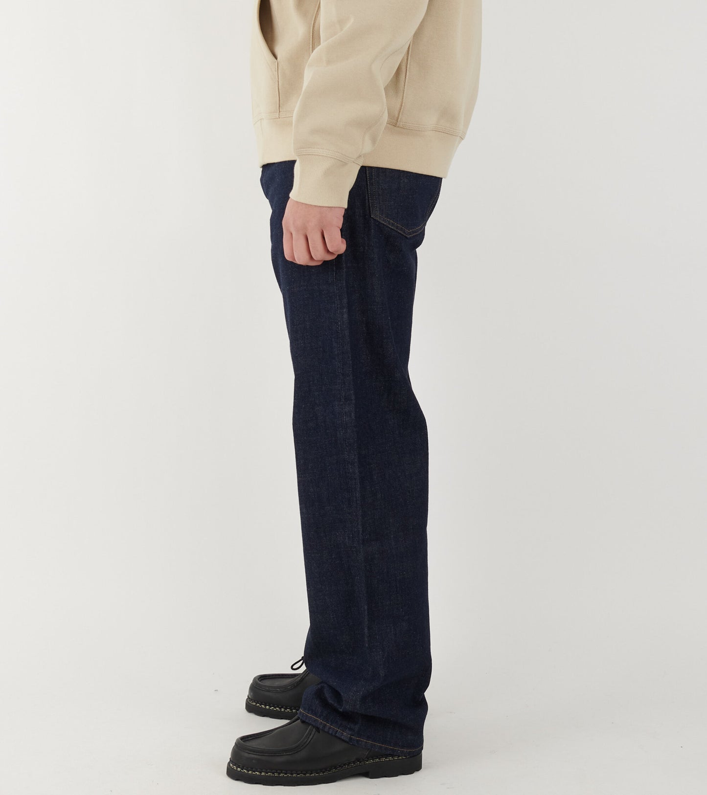 Loose Jeans Simple Rinse Blue