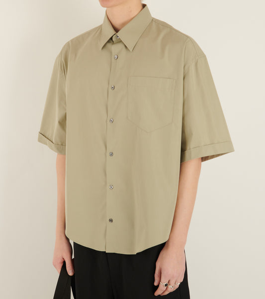 Boxy S/S Shirt Khaki