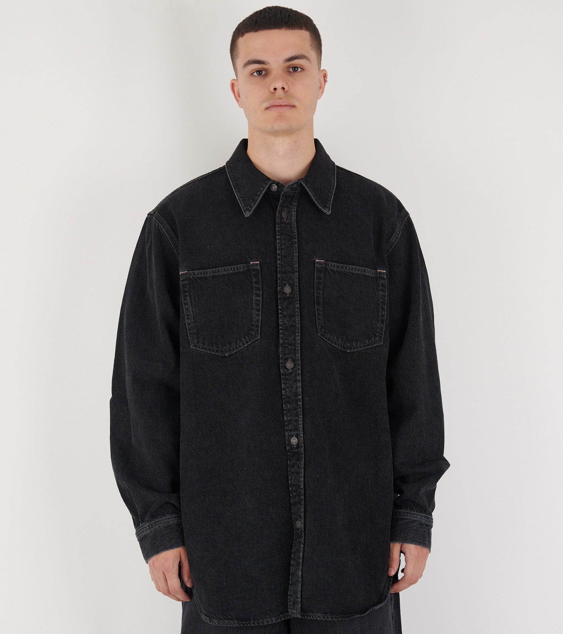 Denim Jacket Washed Black