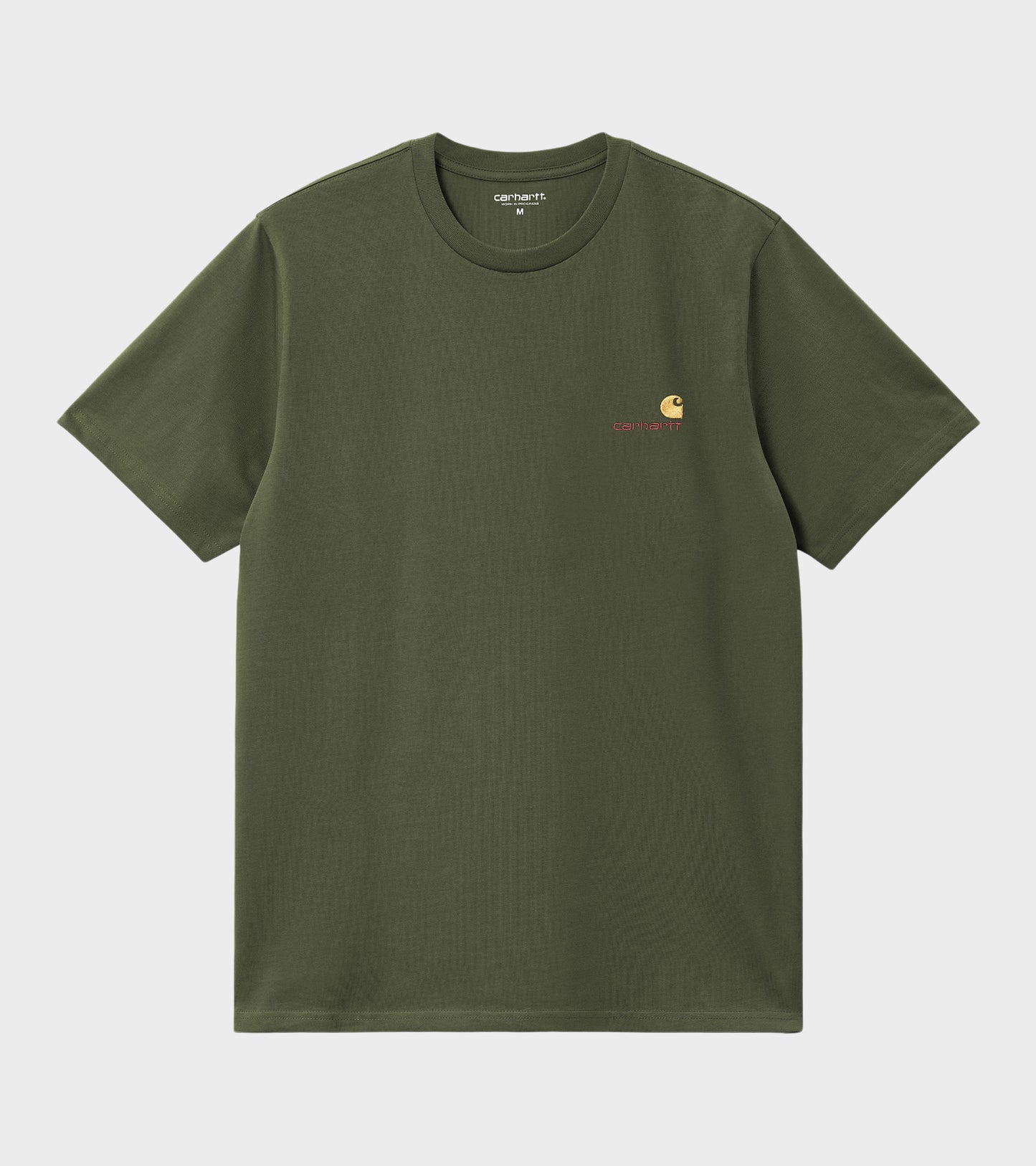 S/S American Script T-shirt Tarragon