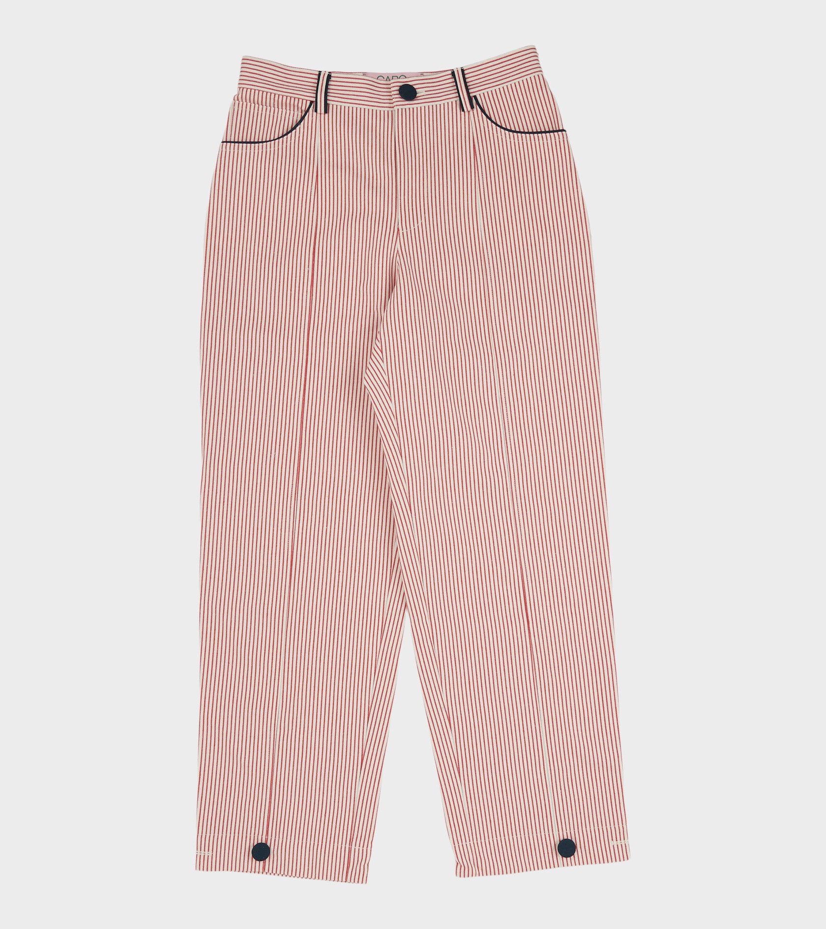 Emma Pants Red/White Stripe