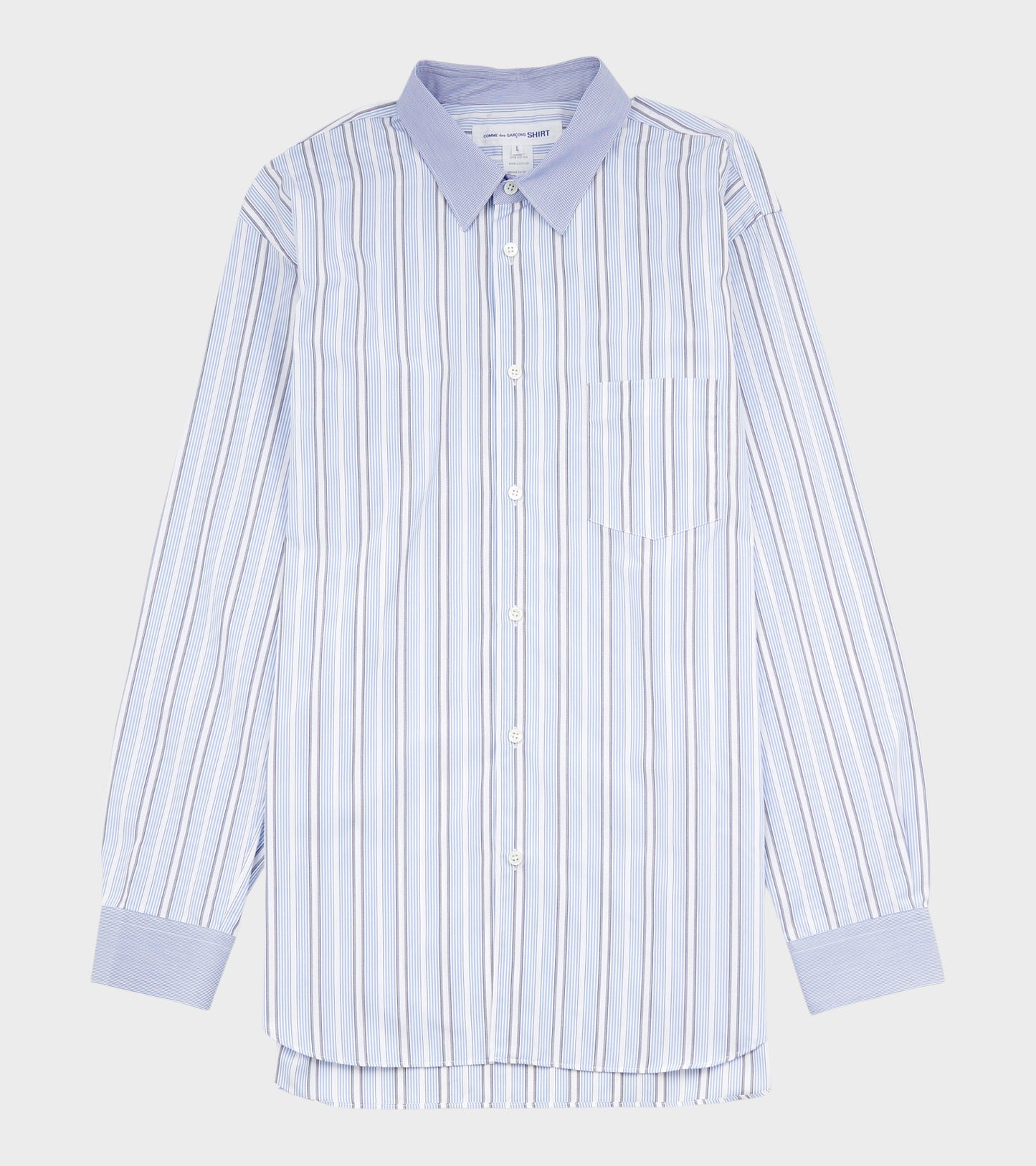 Striped Shirt Blue Mix