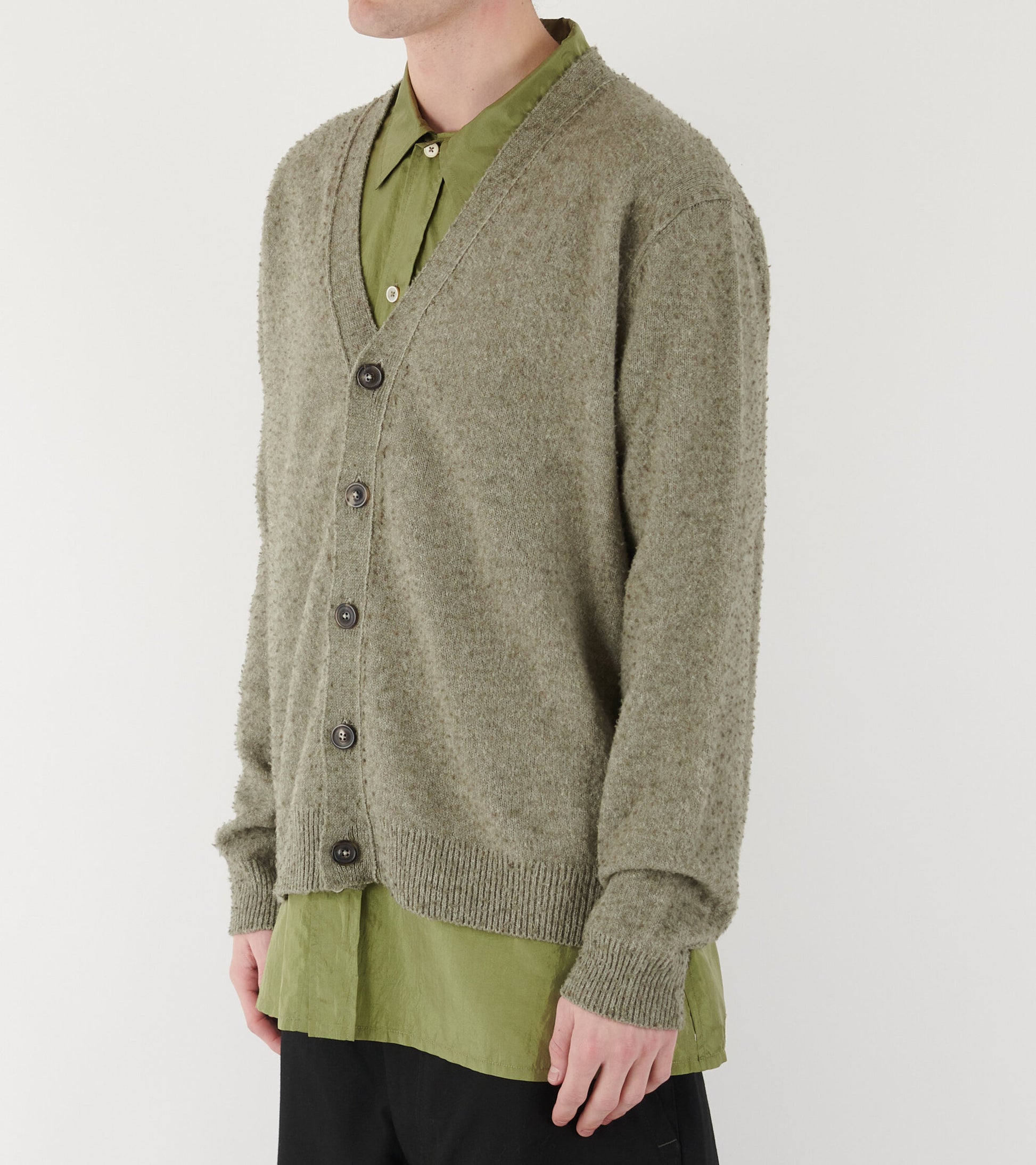 Pilling Cardigan Sage Green