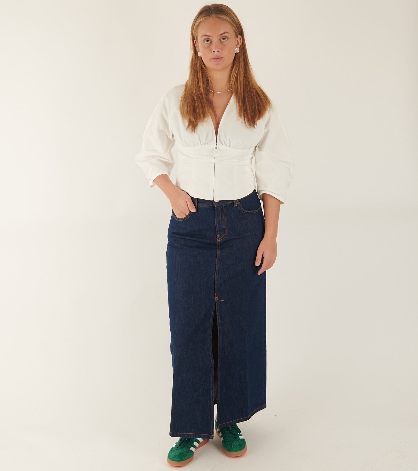 Garance Skirt Blue Rinse