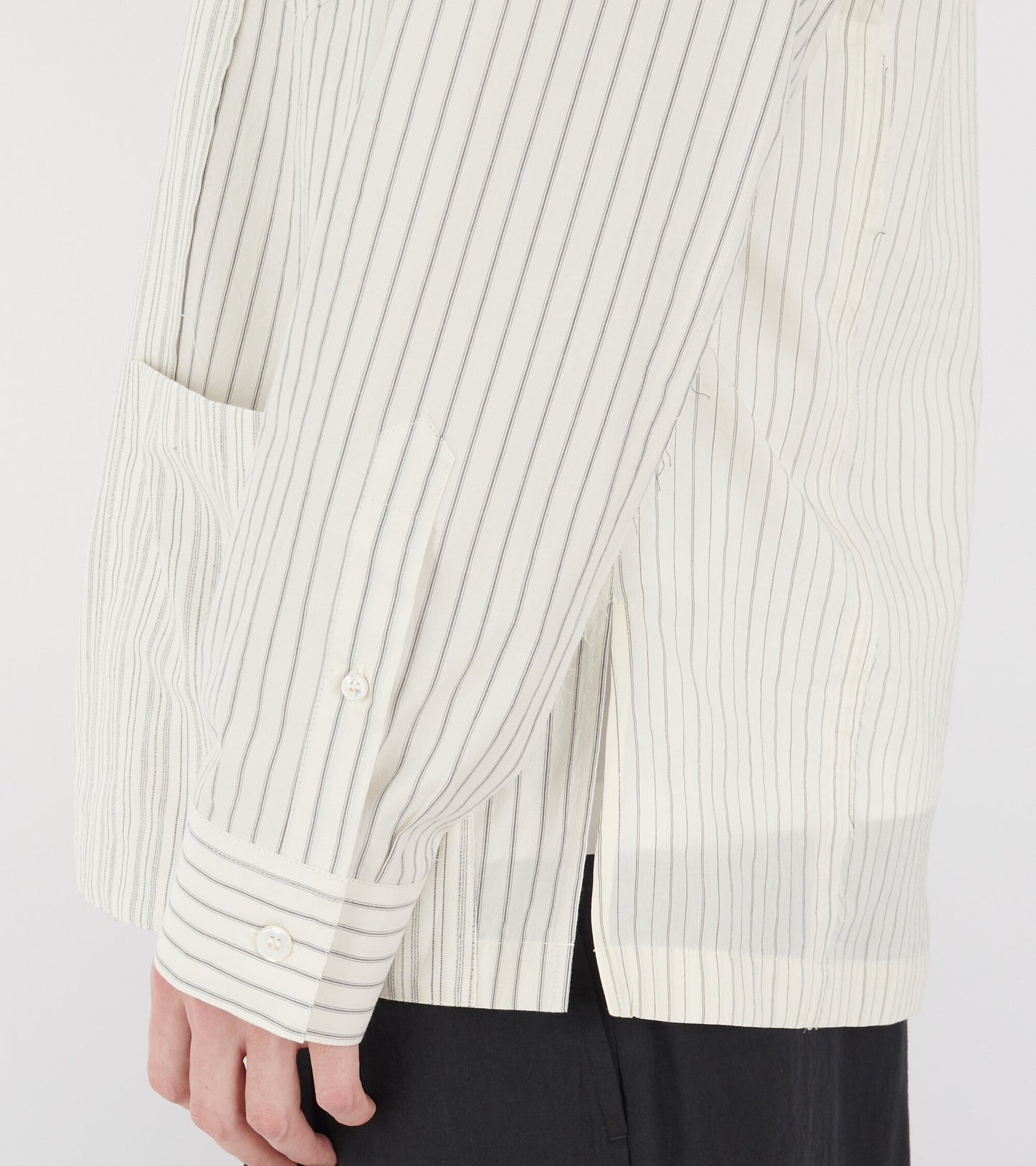 Stripe Shirt Ecru