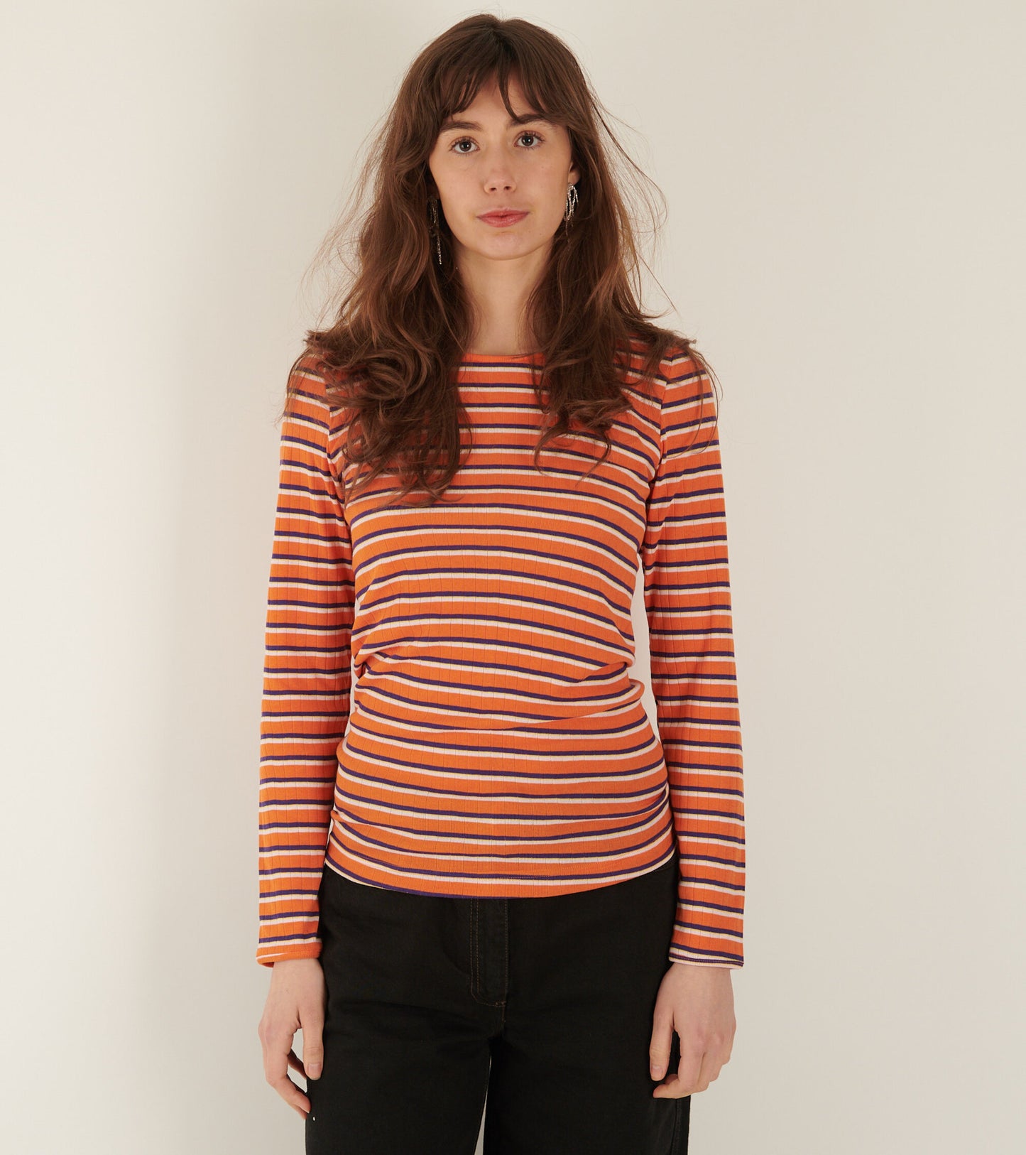 101 Rib Orange/Purple/Rosa