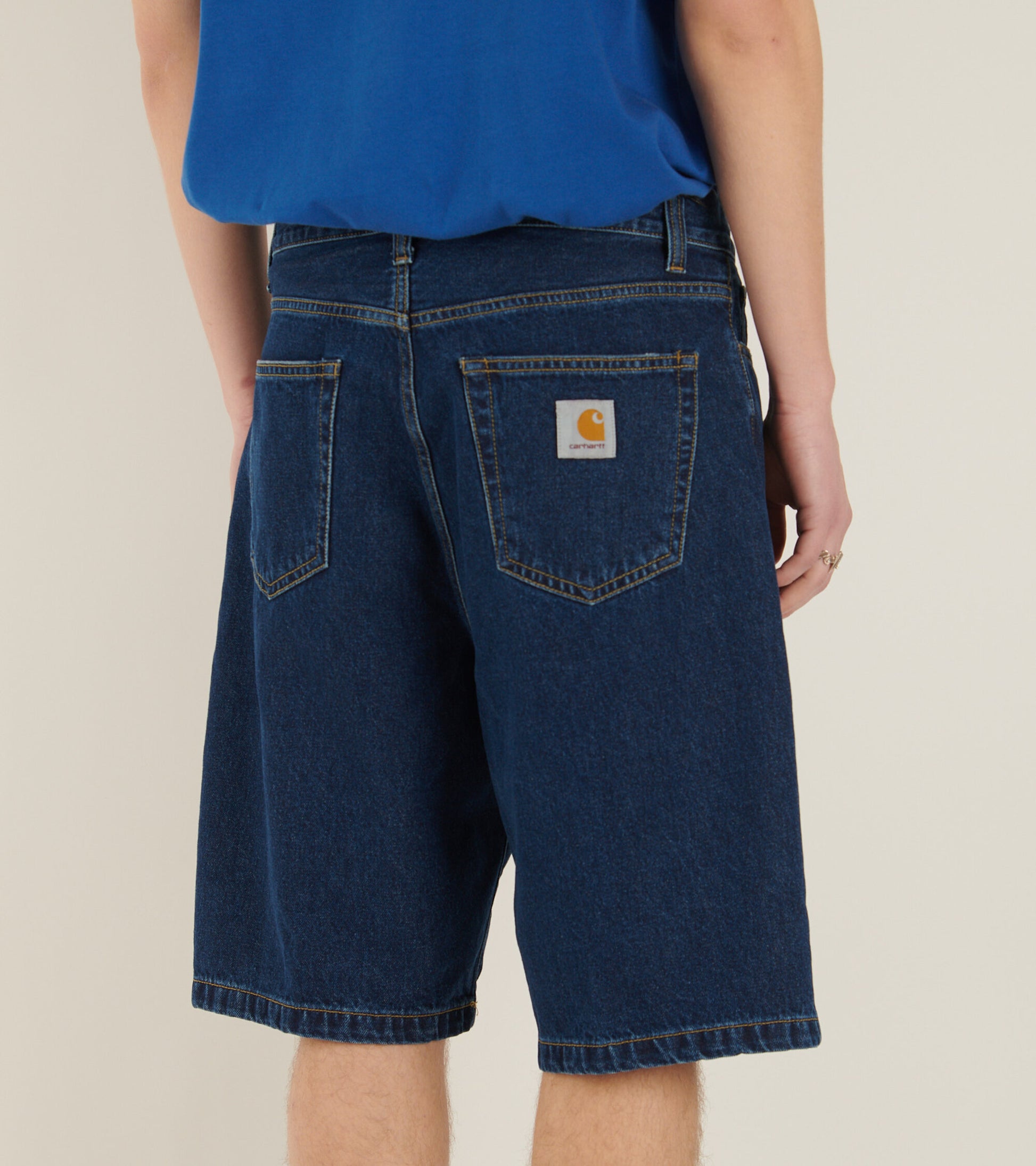 Landon Shorts Stone Washed Blue