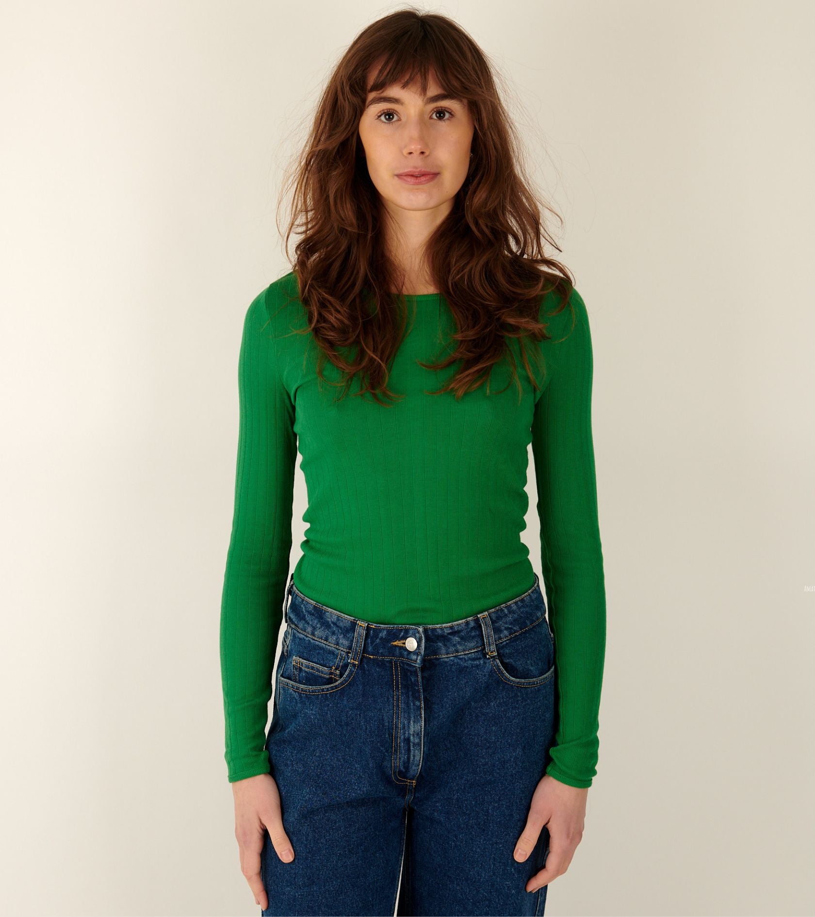 101 Rib Apple Green