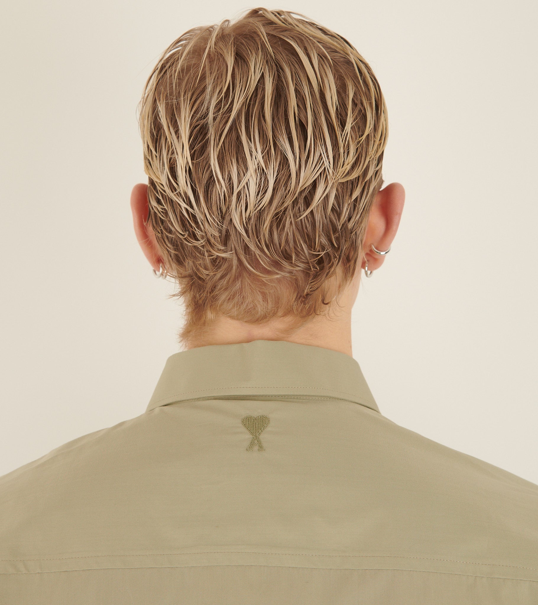 Boxy S/S Shirt Khaki