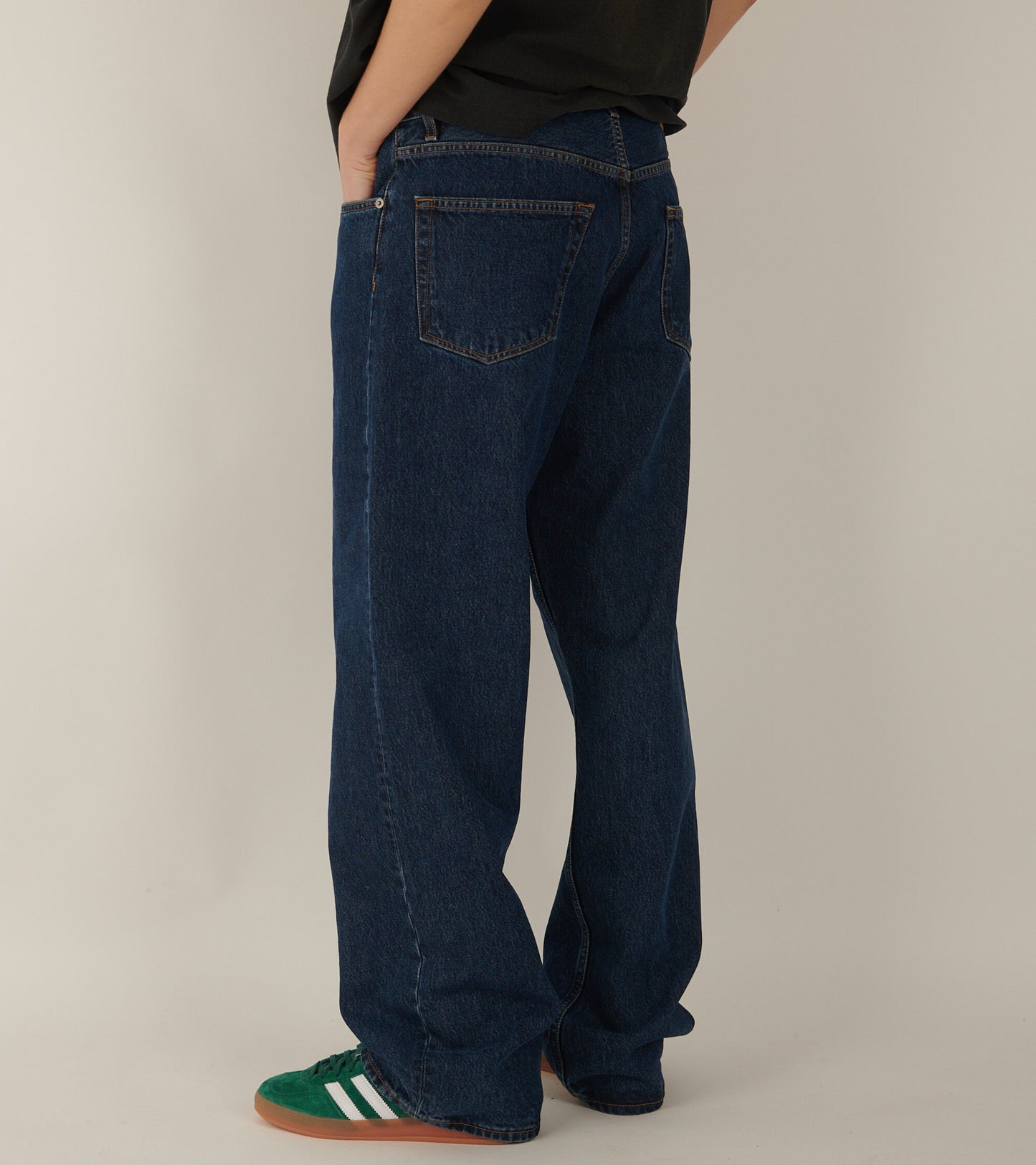 Loose Jeans Rinse Blue