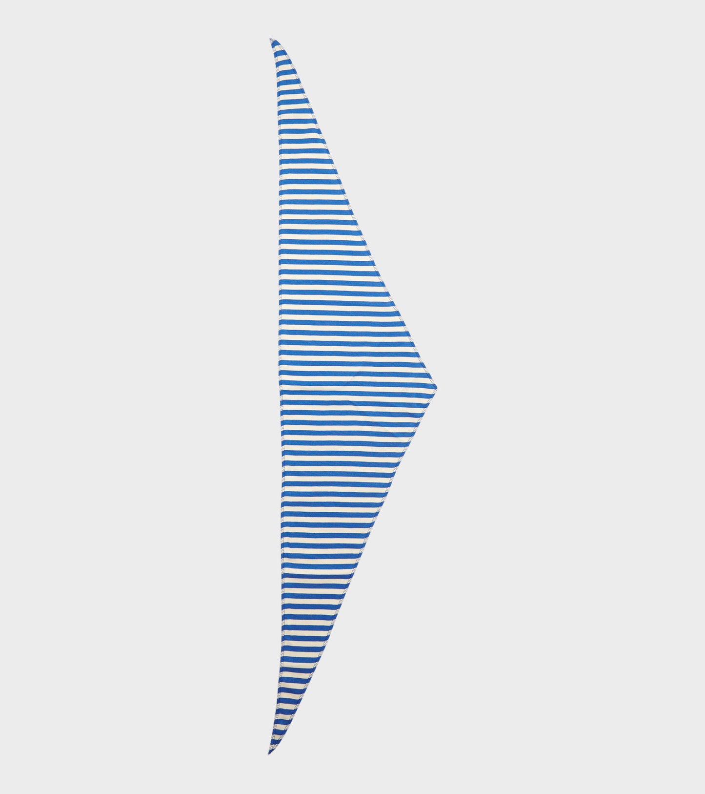 Scarf Triangle Blue/Ecru