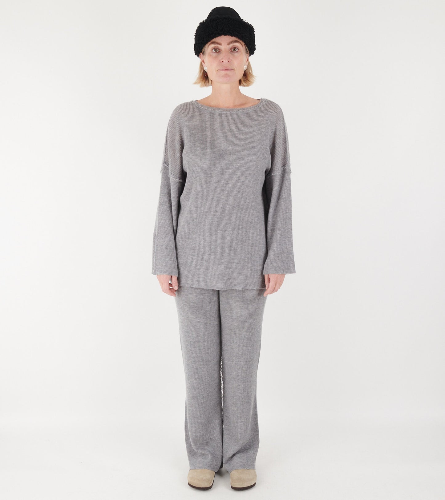 Bella Pants Light Grey