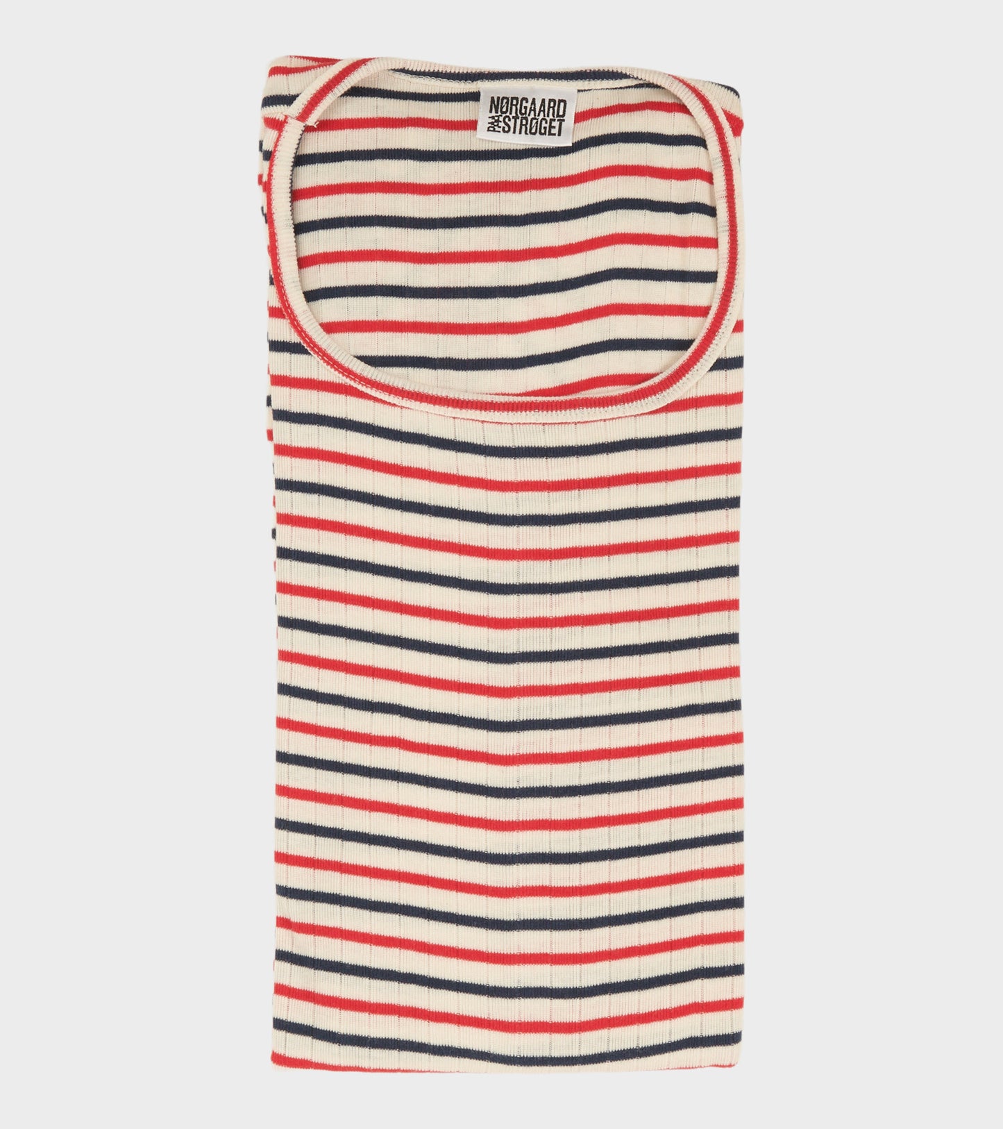 101 Rib Ecru/Red/Navy
