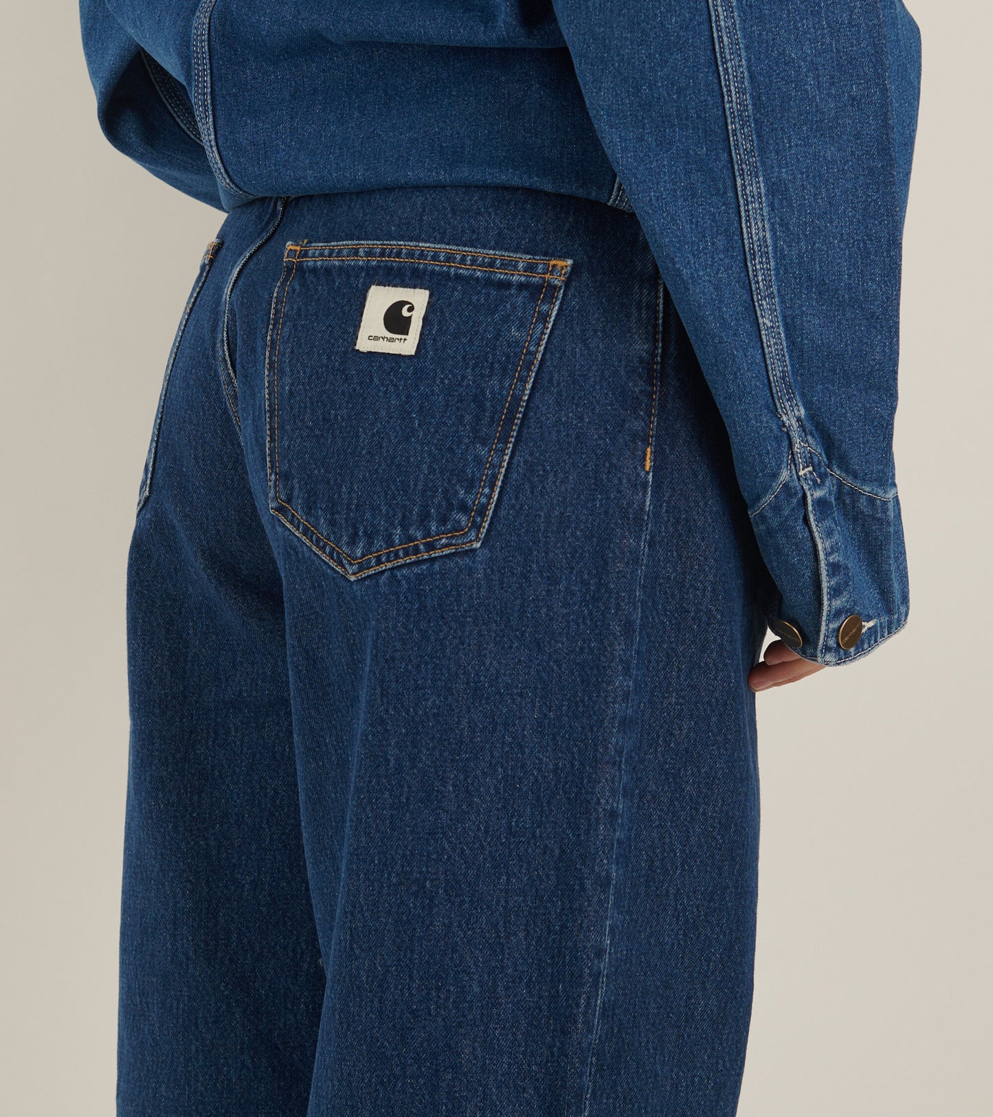 W Brandon Pant Stone Washed Blue
