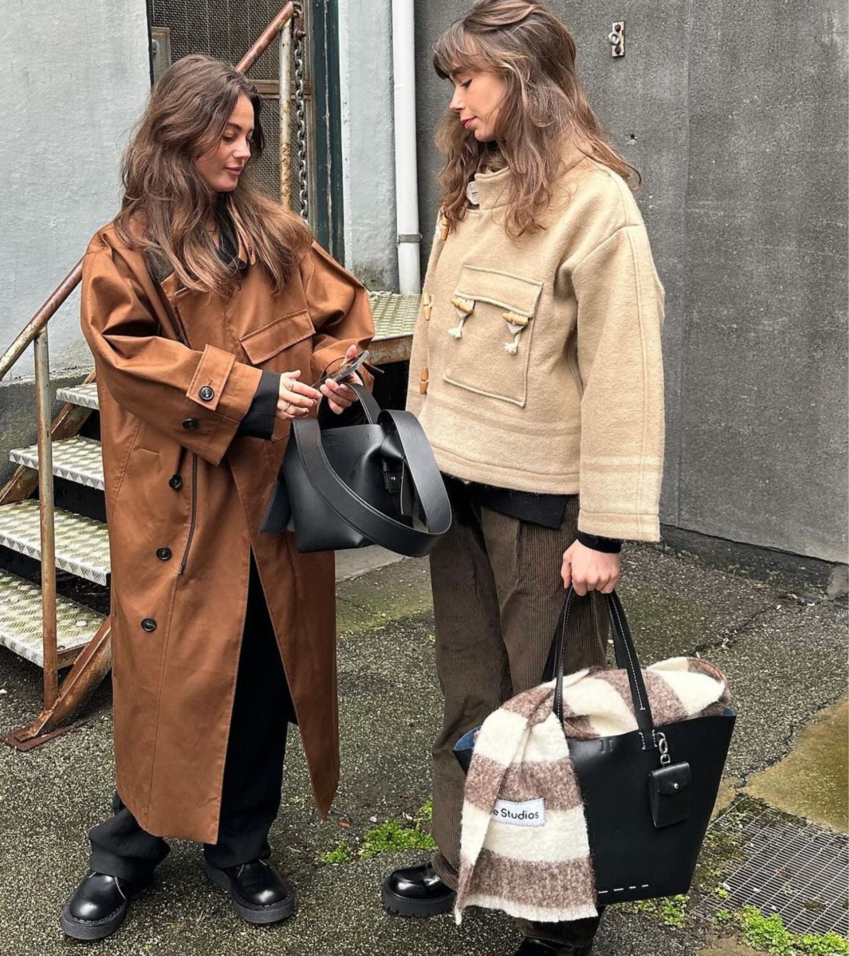 Corduroy Box Trousers Brown