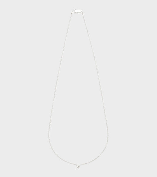 Oda Floating Necklace Silver