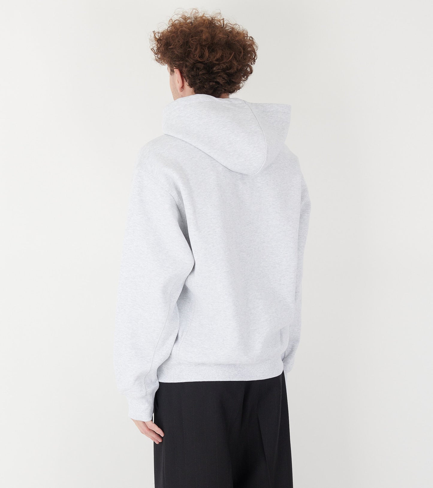 Hooded American Script Jacket Ash Heather