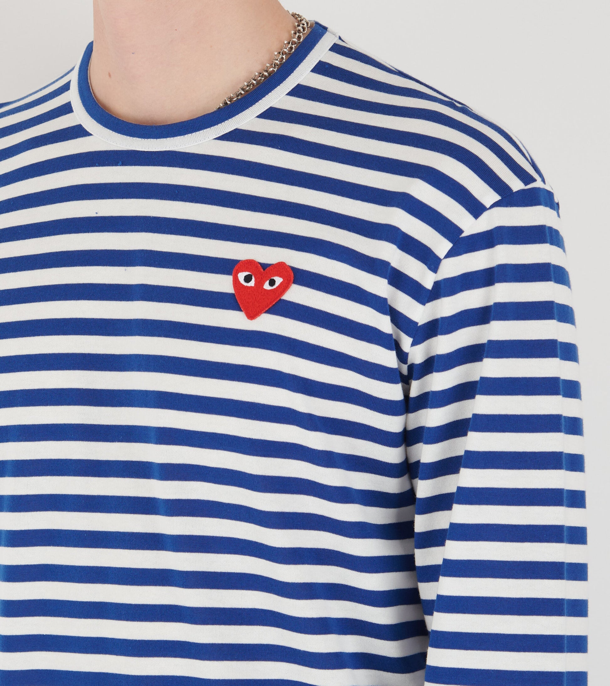 U Striped LS T-shirt Blue