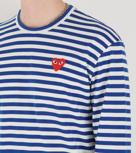U Striped LS T-shirt Blue