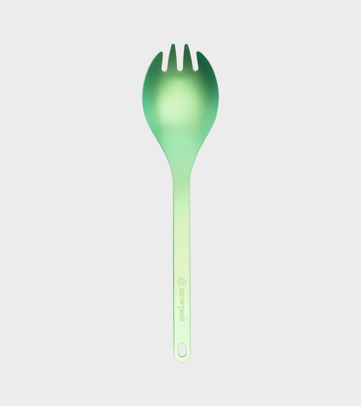 Titanium Spork Green