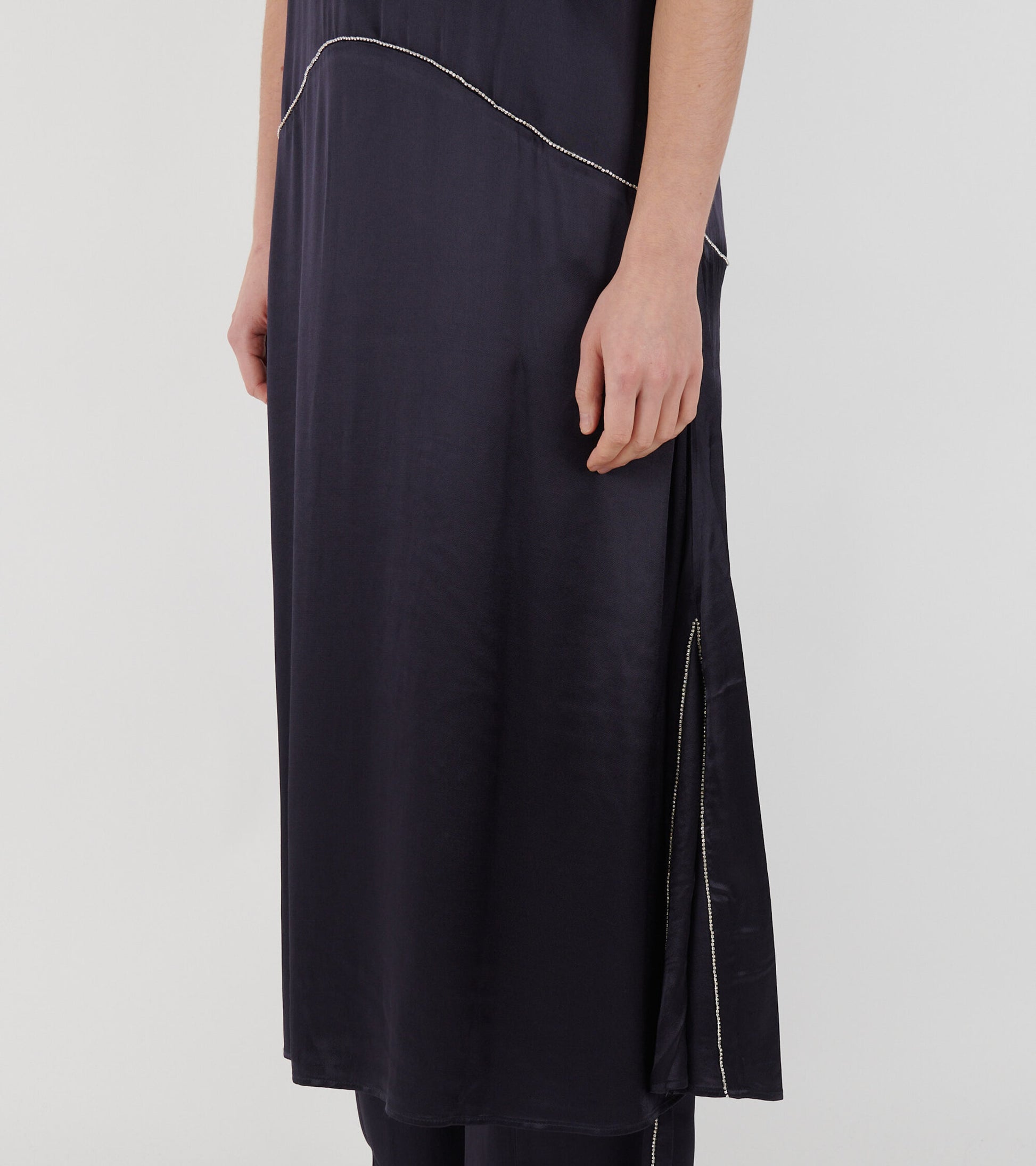 Melody Rhinestone Dress Midnight