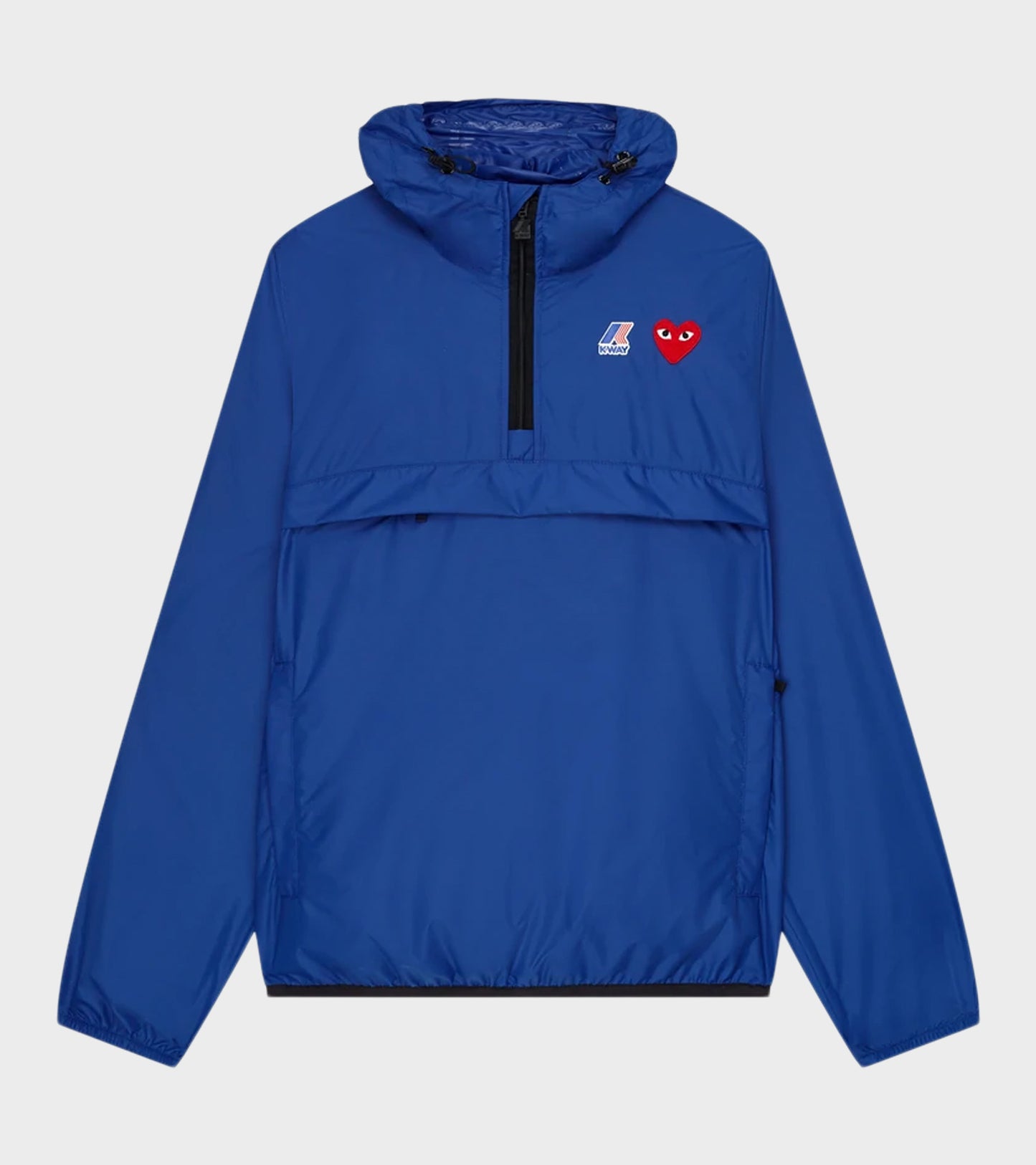K-WAY Packable Half Zip Anorak Blue