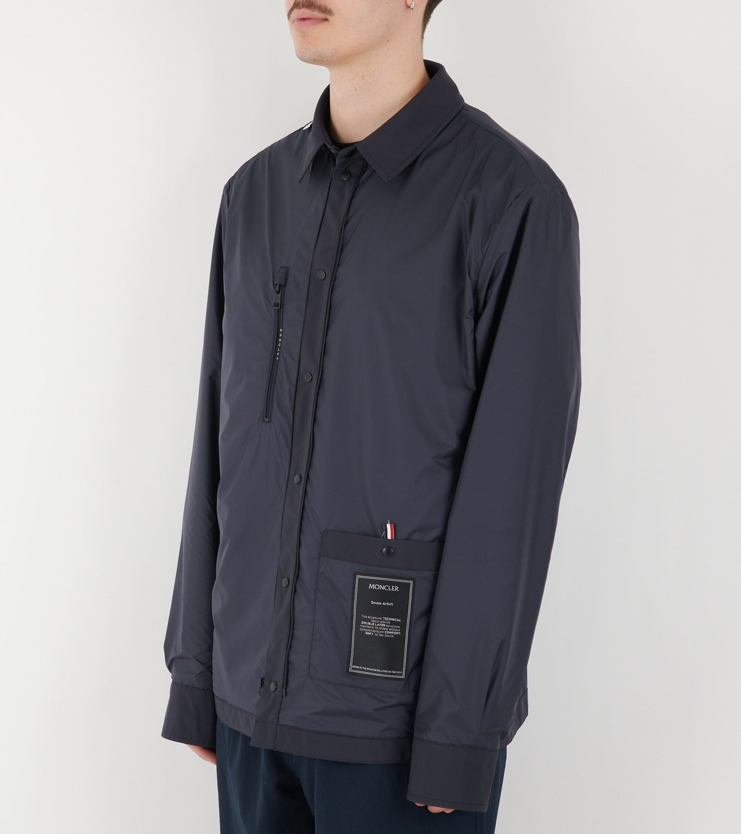 Charve Reversible Vest Jacket Navy
