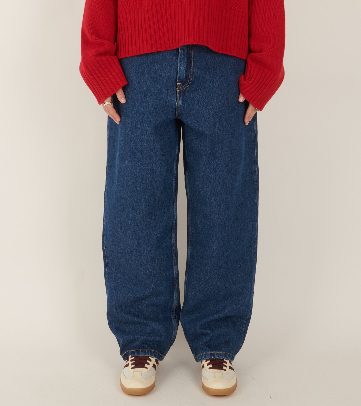 W Brandon Pant Stone Washed Blue