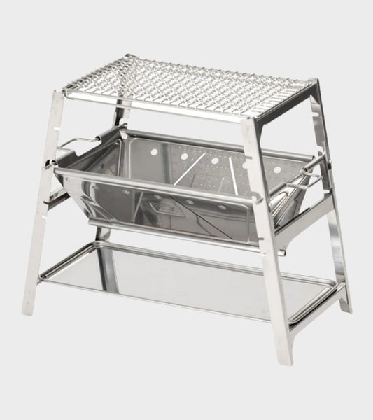 Takibi Solo Fireplace Silver