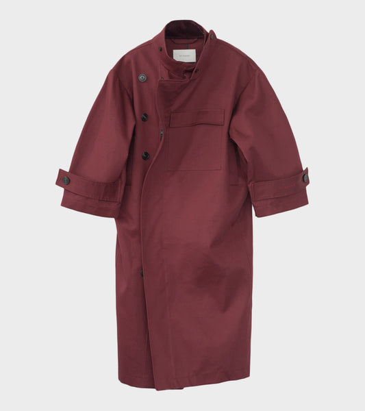 Water Resistant Coat Burgundy