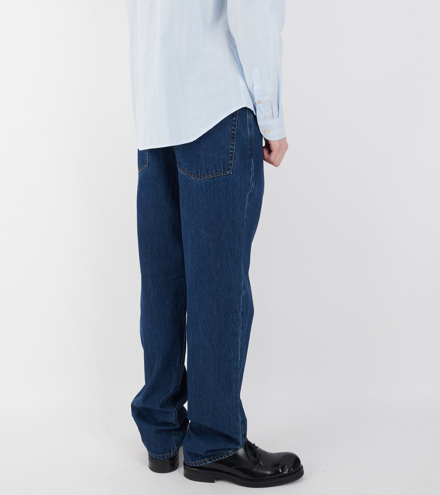 Relaxed Denim Jeans Indigo Blue