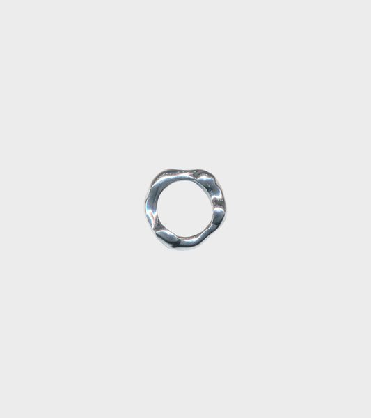 Chunky River Ring Silver