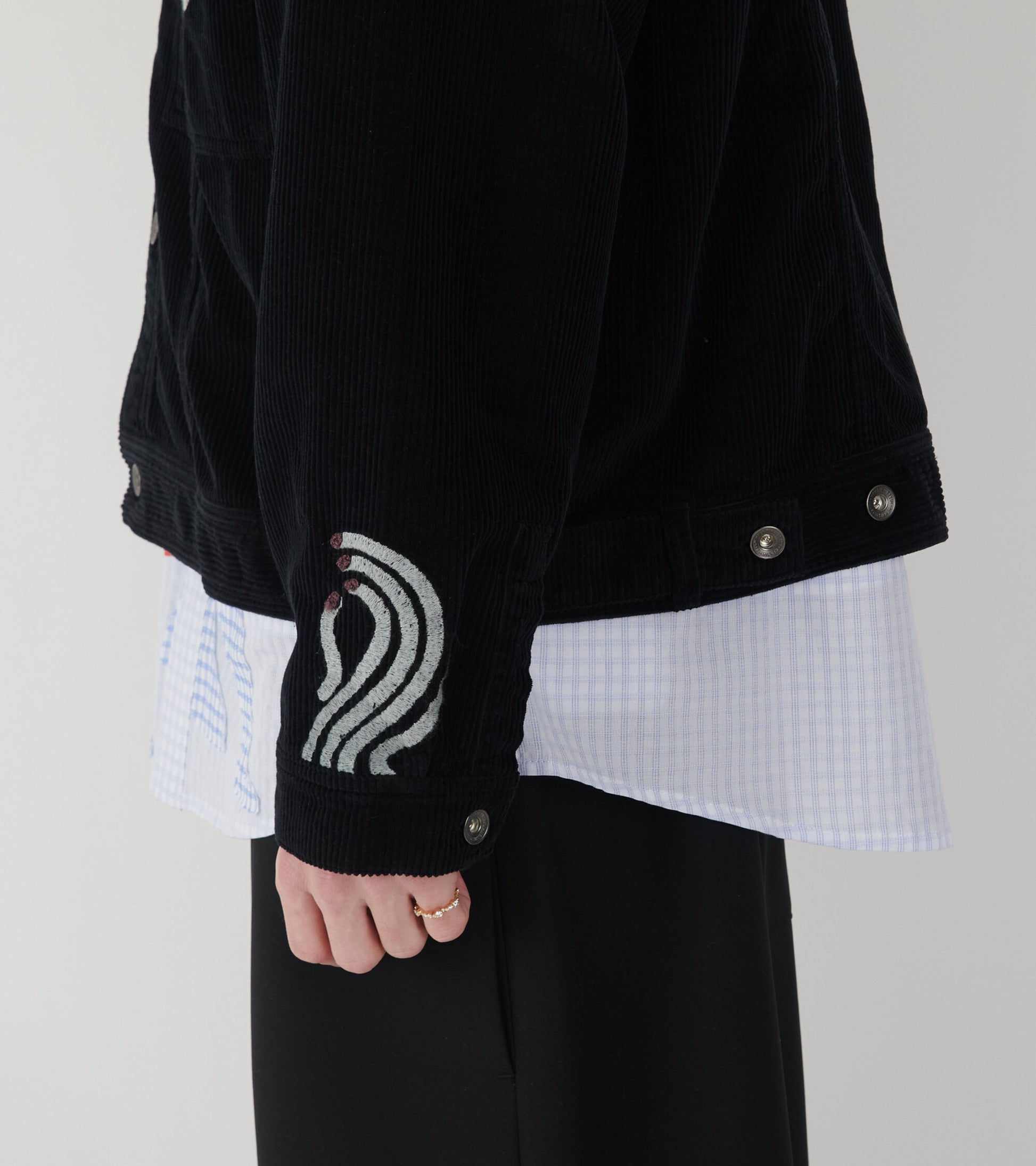 Cosmos Corduroy Jacket Black