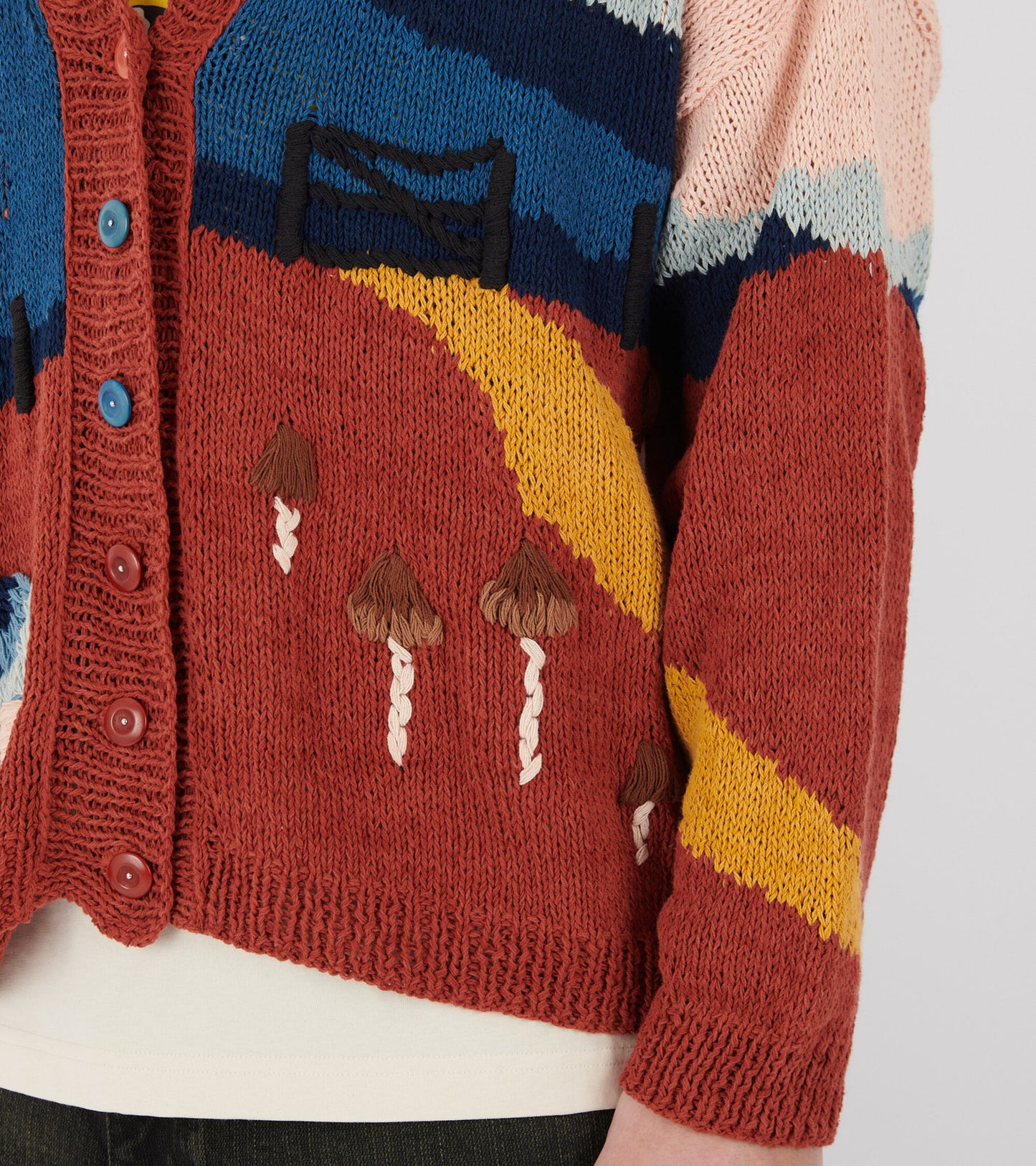 Sunwell Cardigan Moonlight Mushroom