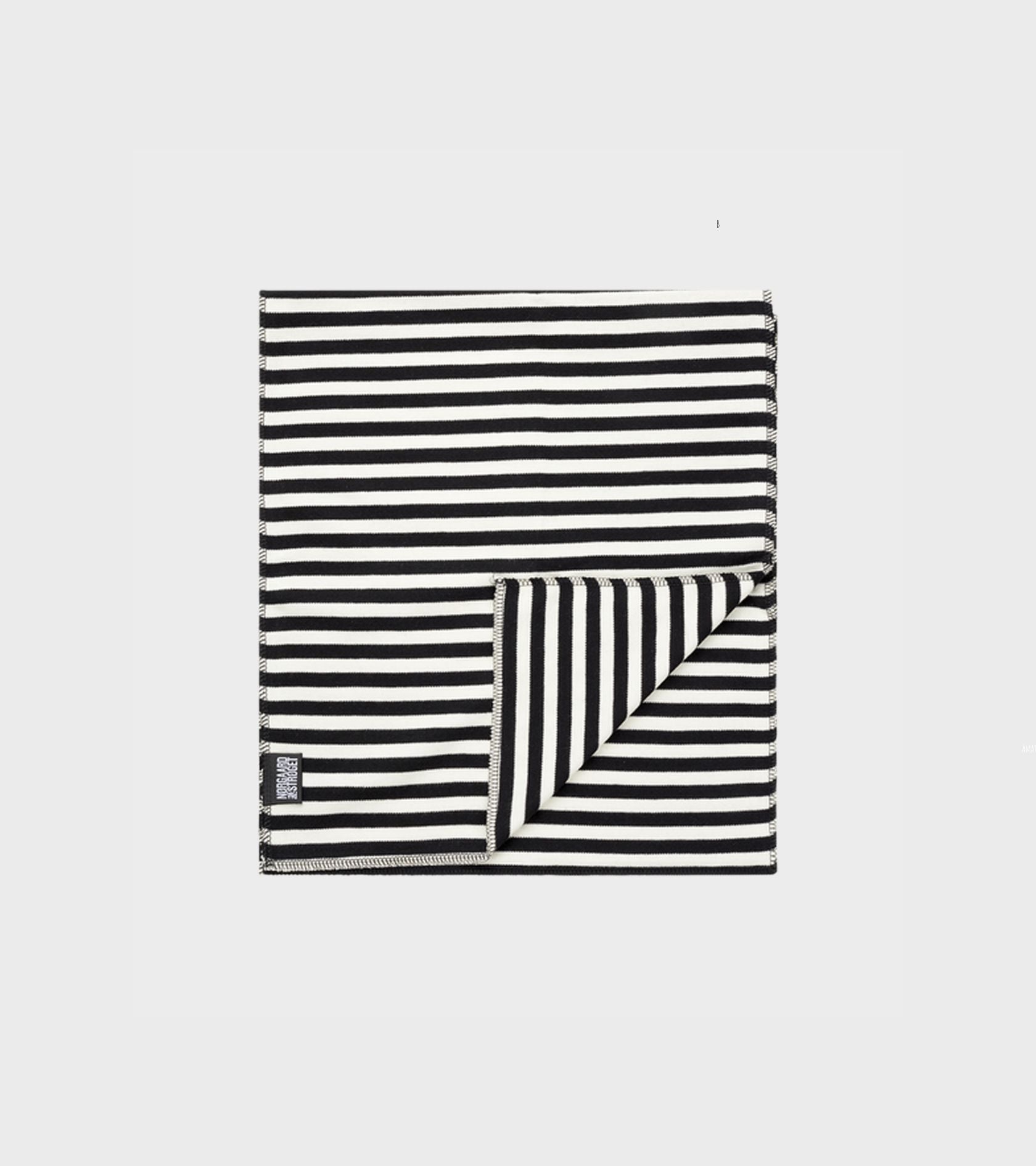 Scarf Interlock Black/Ecru