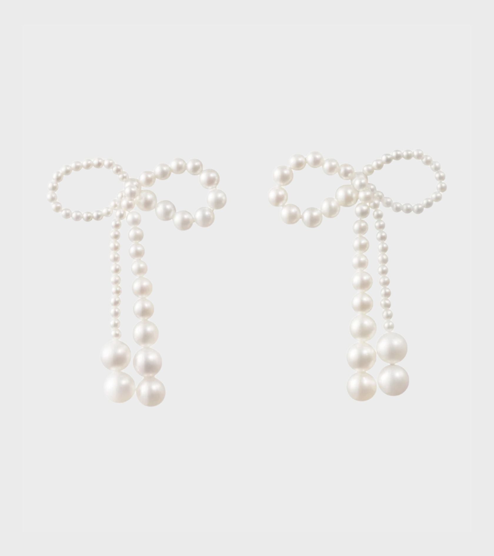 Grande Rosette De Perle Earrings
