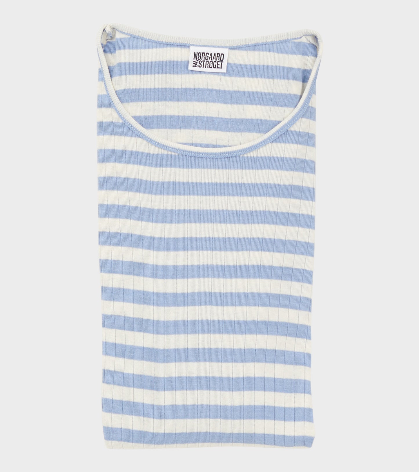 101 Rib Light Blue/Ecru