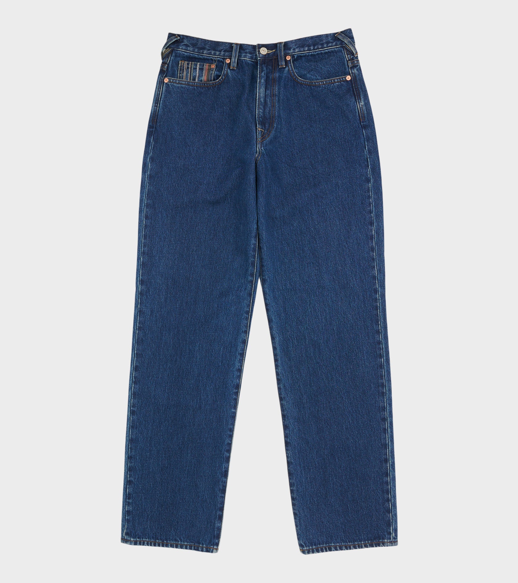 Relaxed Denim Jeans Indigo Blue