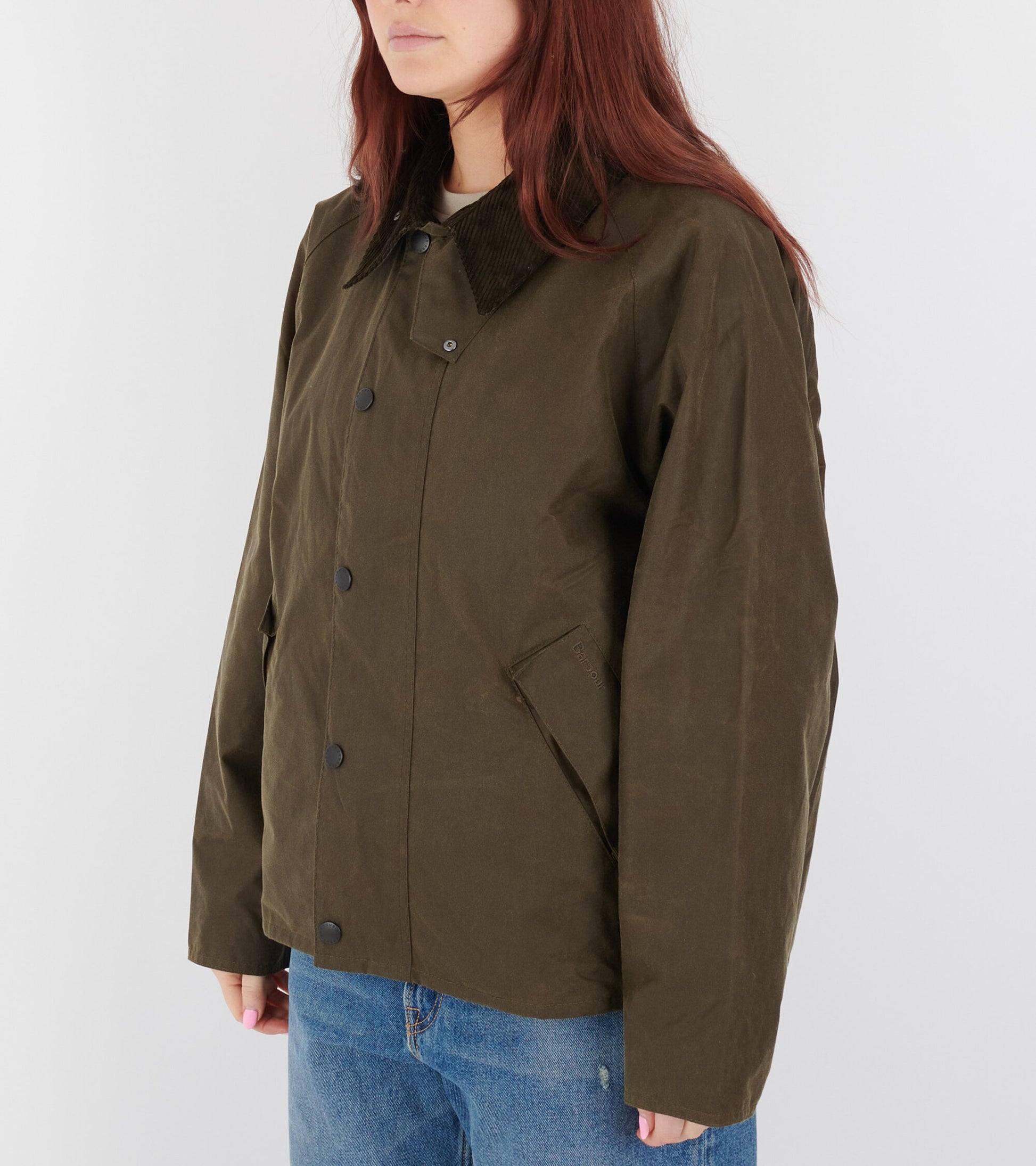 OS Transport Wax Jacket Olive