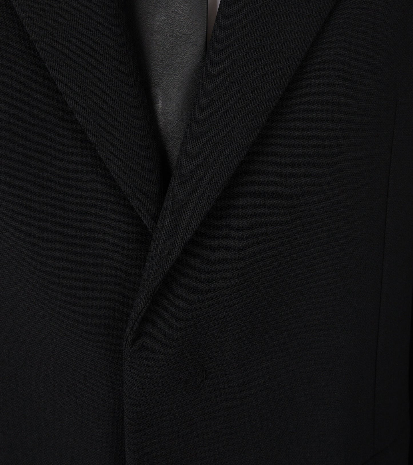 Textured Wool Blazer Black