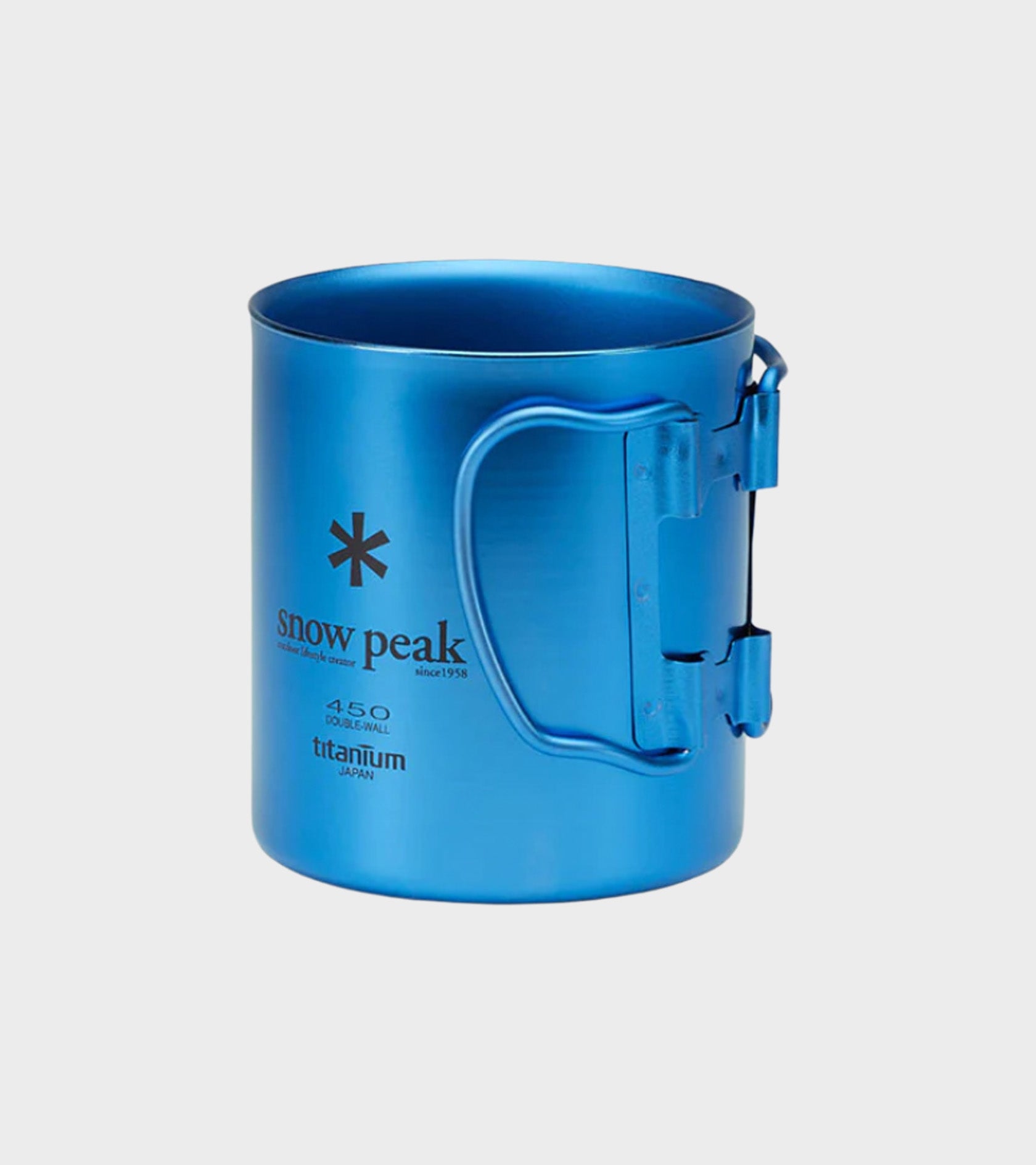 Titanium Double Wall Mug 450ml Blue