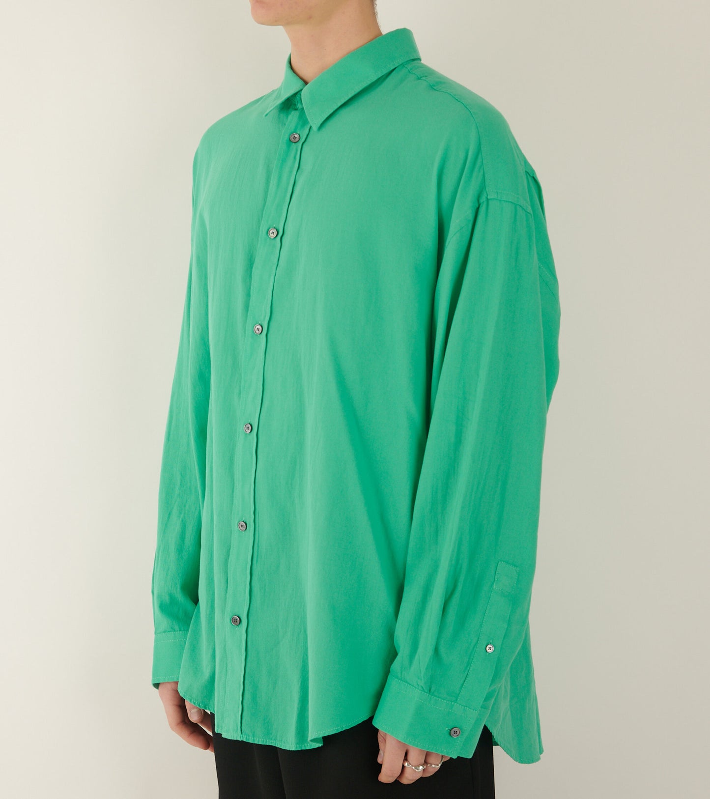Oversize Shirt Turquoise Green